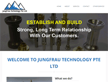 Tablet Screenshot of jungfrautech.com